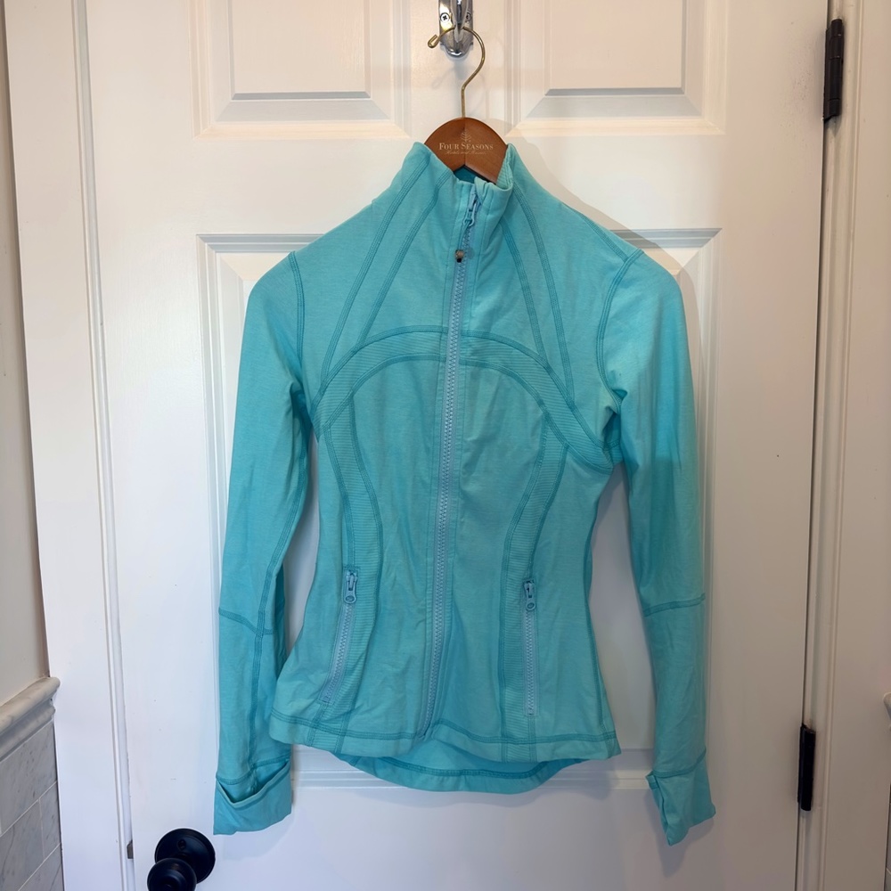 Lululemon Define Jacket Angel Blue Size 4